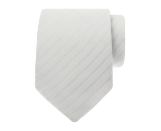 Witte stropdas met strepen