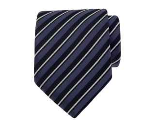 Paarse stropdas met strepen